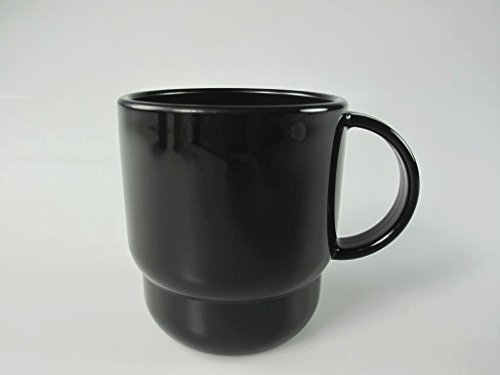 TUPPERWARE Exclusiv Trinkbecher schwarz Tasse Thermo Tup Becher mit Henkel von Tupperware