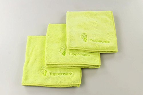TUPPERWARE FaserPro Kosmetik limette Mikrofasertuch (3) von Tupperware