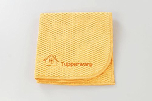 Tupperware Faserpro Orange Multi Universal Mehrzweck-Mikrofasertuch T21 Abgerundetes Reinigungstuch 16903 von Tupperware