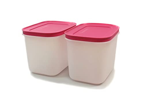 TUPPERWARE Gefrier-Behälter 1,1L pink-weiß hoch G35 (2) EIS-Kristall Eiskristall von Tupperware