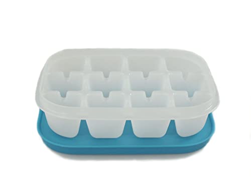 TUPPERWARE Gefrier-Behälter Eiswürfler hellblau mit Deckel mini Eiswürfel Eis 15466 von Tupperware