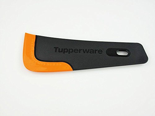 TUPPERWARE Griffbereit Handlanger schwarz-orange Schaber Top-Schaber Teig-Schaber P 21433 von Tupperware