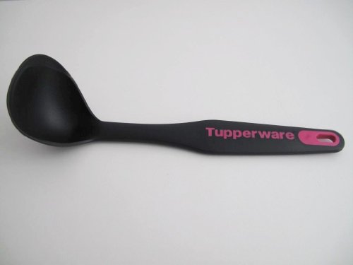 TUPPERWARE Griffbereit Kleiner Schöpflöffel pink-schwarz Saucenlöffel P 21056 von Tupperware