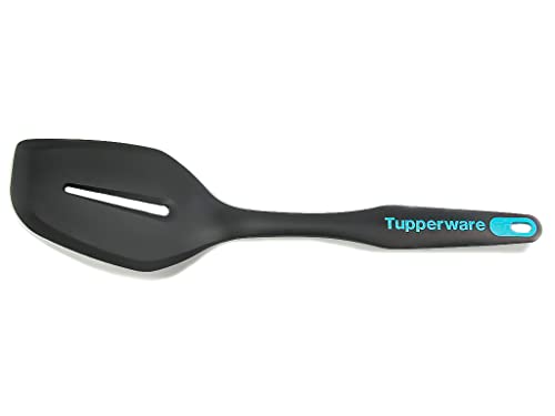TUPPERWARE Griffbereit Pfannenwender schwarz-türkis D162 TOP-Schmarrenschaufel 8700 von Tupperware