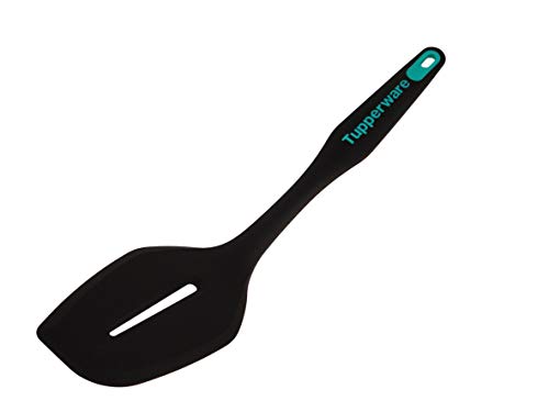 TUPPERWARE Griffbereit Pfannenwender schwarz-türkis D162 TOP-Schmarrenschaufel 8700 von Tupperware