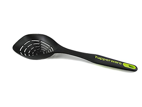 TUPPERWARE Griffbereit Schaumlöffel Tief schwarz-gelb Abtropflöffel Löffelsieb TUPPERWARE Griffbereit Schaumlöffel Tief schwarz-gelb Abtropflöffel Löffelsieb von Tupperware