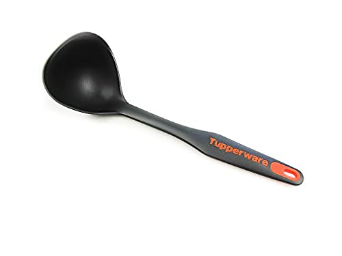 TUPPERWARE Griffbereit Schöpflöffel schwarz-orange D164 Löffel TOP-Schöpflöffel von Tupperware