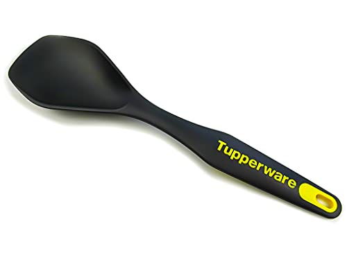 Tupperware Servierlöffel Schwarz-Gelb D166 Servier TOP-Servierlöffel 8760 - 1 Stück, Metall, Original Tupperware von Tupperware