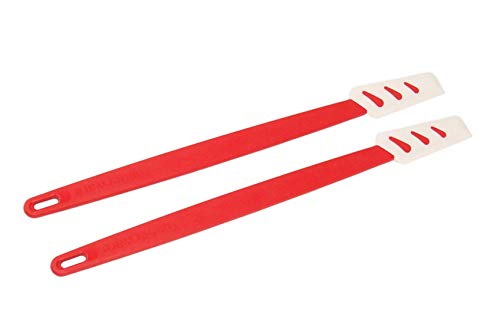 TUPPERWARE Griffbereit Top-Schaber Kleiner weiß-rot (2) D78 Teigspachtel schmal 30121 von Tupperware