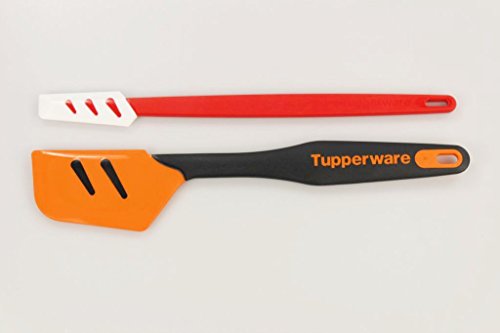 TUPPERWARE Griffbereit Top-Schaber groß orange-schwarz+ klein weiß-rot von Tupperware