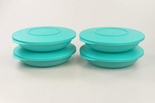 TUPPERWARE Junge Welle 700 ml Teller türkis Swingtime mit Deckel (4) 34315 von Tupperware