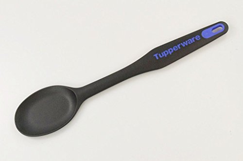 TUPPERWARE Kochlöffel Rührlöffel Griffbereit schwarz blau 10127 von Tupperware