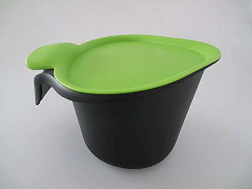 TUPPERWARE Küchenhelfer Tischmüll Adretto 2,5 L schwarz-grün Bio Alles in Reinen 6989 von Tupperware