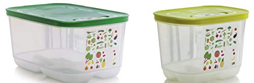 TUPPERWARE Kühlschrank 4,4L grün hoch+1,8L (2) limette hoch KlimaOase P 23914 von Tupperware