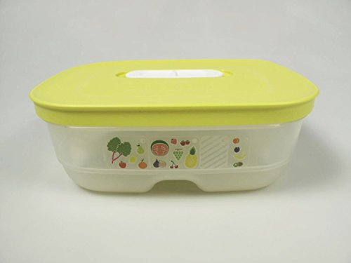 TUPPERWARE Kühlschrank 800 ml gelb KlimaOase flach PrimaKlima A180 Klimakönig 17186 von Tupperware