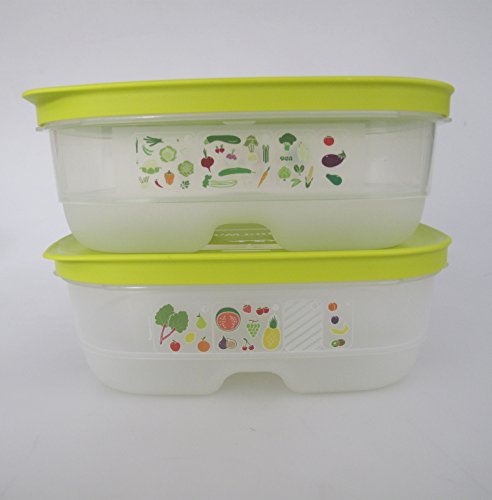 TUPPERWARE Kühlschrank 800 ml limette (2) KlimaOase flach PrimaKlima P 23872 von Tupperware