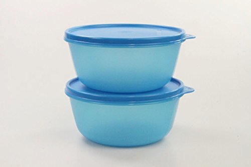 TUPPERWARE Kühlschrank Clarissa 1,5 L (2) Panorama Box Hit-Parade blau Dose von Tupperware