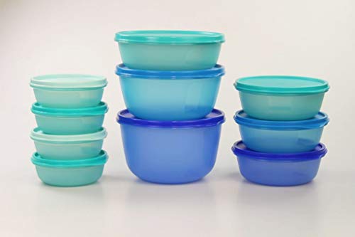 TUPPERWARE Kühlschrank Clarissa 2 L+ 1,5 L+ 1L+ Hit-Parade 600 ml (3)+300 ml (4) von Tupperware