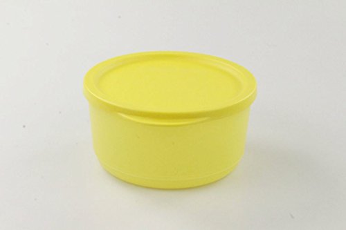 TUPPERWARE Kühlschrank Geburtstagskracher rund 530 ml gelb Frischebehälter Dose 17182 von Tupperware