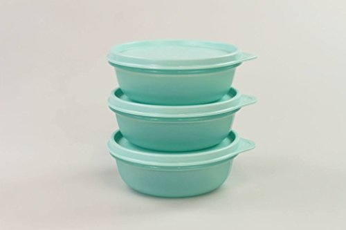 TUPPERWARE Kühlschrank Hit-Parade 300 ml helles türkis (3) klein P 22322 von Tupperware