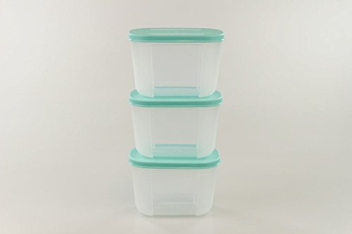 TUPPERWARE Kühlschrank System 300 ml türkis (3) Frische-System Dose Frischling von Tupperware