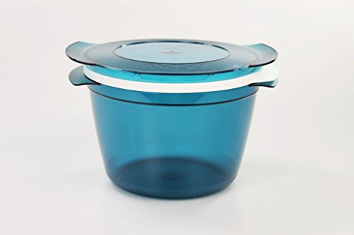 TUPPERWARE Mikrowelle Microcook 2,25L türkis Cook Microplus rund K39 Mikro Micro von Tupperware