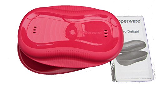 TUPPERWARE Mikrowelle Omelett-Meister Rot Omlettwunder Eier Mikro mit Rezept von Tupperware