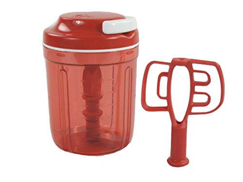 TUPPERWARE Chef Multi-Chef rot D169 zum Zerkleinern & Aufschlagen Speedy Girl von Tupperware