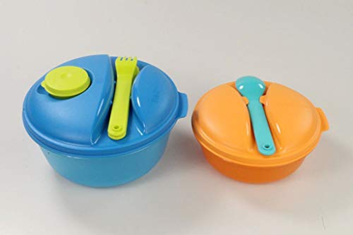 TUPPERWARE Salat&Go To Go 1,5L blau/grün + Soup&Go 600ml orange 32203 TUPPERWARE Salat&Go To Go 1,5L blau/grün + Soup&Go 600ml orange 32203 von Tupperware