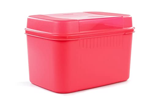 TUPPERWARE Schatztruhe 7,3 L erdbeerrot Schatzkiste Naschkätzchen Apollo Royal von Tupperware