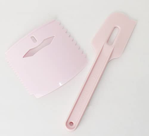 TUPPERWARE TUPPERWARE Teigschaber Clou Rosa + Teigschaber für Kinder Teigspachtel + Kugelschreiber metallic grün von Tupperware