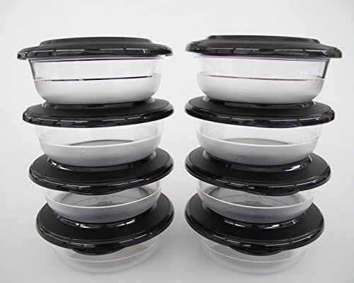 TUPPERWARE Tafelperle 275ml schwarz (8) Tafelfein Schale Servieren Classic Royal von Tupperware