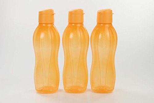 TUPPERWARE To Go Eco 750 ml orange (3) Trinkflasche Klipverschluss Eco von Tupperware