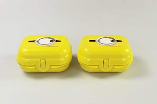 TUPPERWARE To Go Mini-Twin (2) Minions Brotdose Lunchbox Größe 1 gelb 26580 von Tupperware