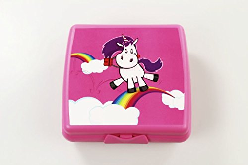TUPPERWARE To Go Sandwich-Box pink Einhorn Pausenbox Brotbox Schule Brotbehälter von Tupperware