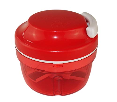 TUPPERWARE Turbo-Chef Zwiebelschneider Chef Speedy Boy rot 10124 von Tupperware