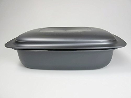 TUPPERWARE UltraPro 3,3L Bräter flach grau Ultra Pro Ultraflach Kasserolle H33 P 19533 von Tupperware