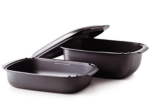 TUPPERWARE UltraPro Kombi Auflaufform 3,5L + 2,0L +1 Deckel Backform K33 Ultra 8276 von Tupperware