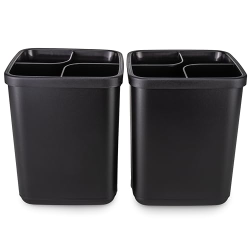 Tupperware 2x Große Ordnungsecke 1,8 L schwarz Behälter Aufbewahrungsbehälter (inkl. Joghurtbecher) von Tupperware