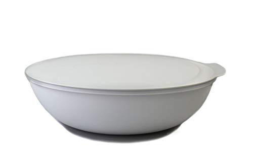 Tupperware Allegra 3,5 L grau mit Glitzer Servier Schüssel Schale Servierschale von Tupperware