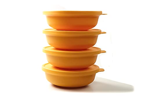 Tupperware Aloha 450ml gelb (4) Schüssel Servieren Servierschüssel Salatschüssel von Tupperware