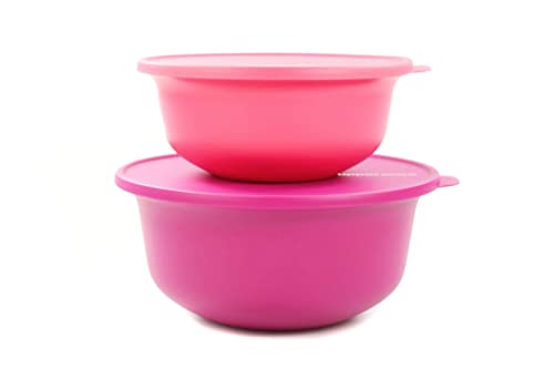 Tupperware Aloha 4L pink + 2L Hellrosa Schüssel Servieren Servierschüssel von Tupperware