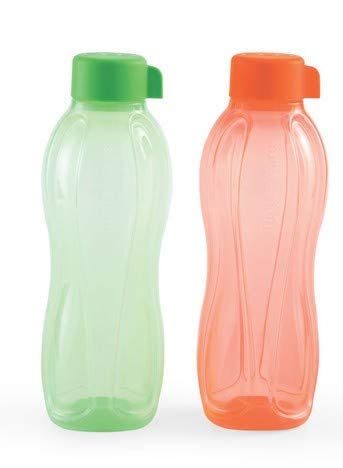 Tupperware Aqua-Safe Kunststoff-Trinkflasche, 2 Stück (je 1 Liter) von Tupperware