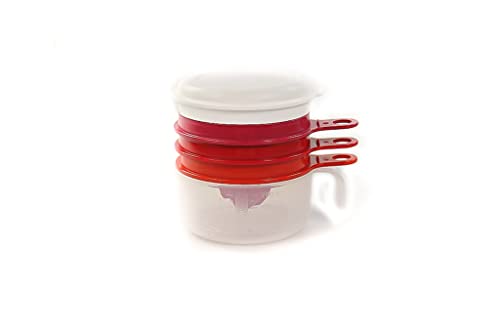 Tupperware Backen Küchenperle Zitronenpresse Eitrenner Küchenhelfer rot NEU von Tupperware