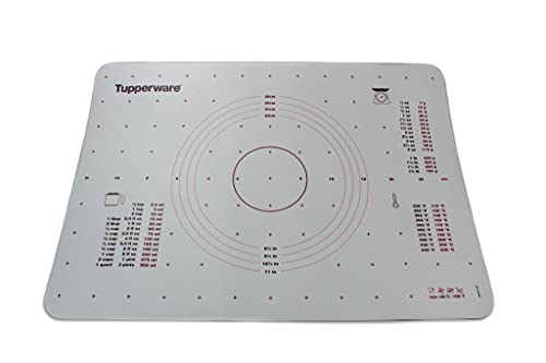 TUPPERWARE Backen Teigunterlage Bordeauxrot auch für Knete Backunterlage Fix&Fertig von Tupperware