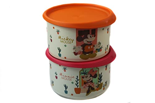 Tupperware Bingo 940 ml Mickey & Minnie Mouse Disney orange + pink Trockenvorrat Vorrat Box Behälter Tupperware Bingo 940 ml Mickey & Minnie Mouse Disney orange + pink Trockenvorrat Vorrat Box Behälter von Tupperware