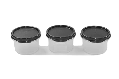 Tupperware Circular 200 ml schwarz (3) Deko Back Zauber Dose für Kaffee Pads von Tupperware