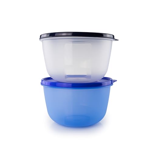 Tupperware Clarissa 1,9 L blau + 1,9 L transparent dunkelblau von Tupperware