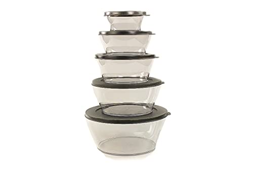 Tupperware Clear Collection 2,4 L + 1,3 L + 990ml + 610ml + 290ml schwarz 36487 Tupperware Clear Collection 2,4 L + 1,3 L + 990ml + 610ml + 290ml schwarz 36487 von Tupperware