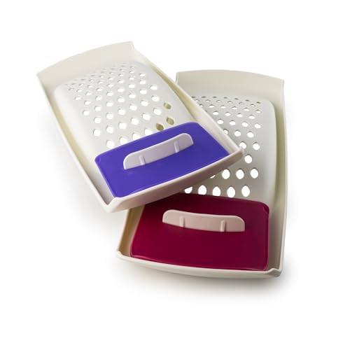 Tupperware CombiPlus Spätzleria Reibe klein lila + rot Tupperware CombiPlus Spätzleria Reibe klein lila + rot von Tupperware